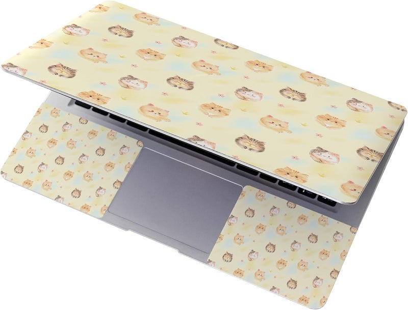 WINTOJO 11.6 13 13.3 14 15 15.6 inches Netbook Laptop Skin Sticker Decal Reusable Protector Cover Case for Laptop Notebook chromebook Cat W-NEK-43 - Image 4